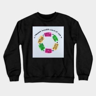 Chronic Illness Circle or Life Crewneck Sweatshirt